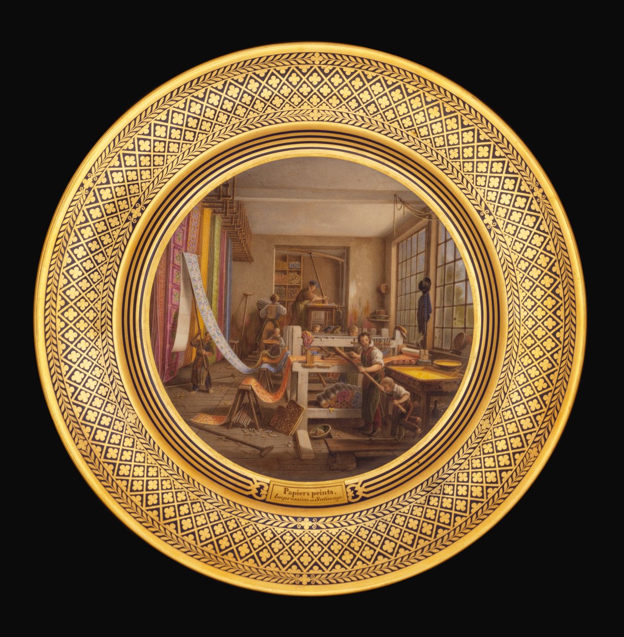 墙纸，c.1820-35 作者 让·查尔斯·德维尔（Jean Charles Develly）