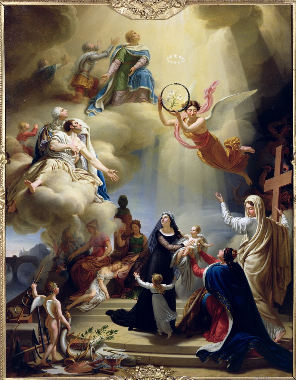 纪念Henri de France诞生的寓言（1820-83）1820年波尔多公爵，1821年 作者 让·查尔斯·塔迪厄