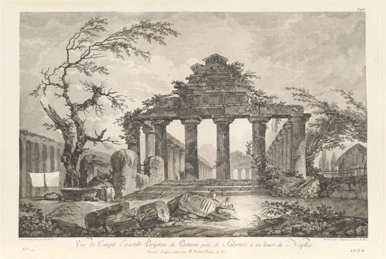 Voyage Pittoresque ou Description des Royaumes de Naples et de Sicile (如诗如画的旅程或那不勒斯和西西里王国的描述) [vol. 3] 。 作者 让·克劳德·理查德·德·圣农