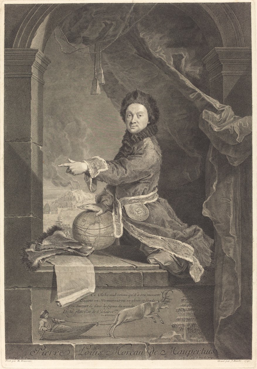 Pierre Louis Moreau de Maupertuis 作者 罗伯特·莱弗拉克锦标赛后的让·道勒