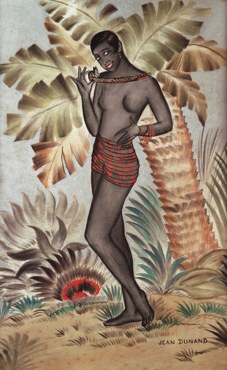 约瑟芬·贝克（Josephine Baker） 作者 让·杜南（Jean Dunand）