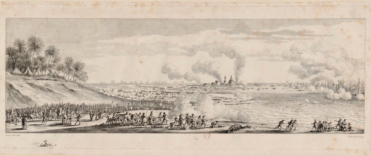 阿布基尔之战，1799年7月25日，1802年。 作者 让·杜普里西斯·贝托（Jean Duplessis Bertaux）