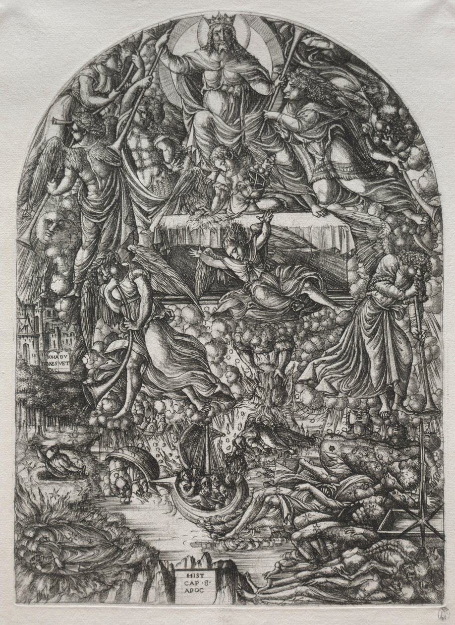启示录：第七封印的开启，1561年。 作者 让·杜维