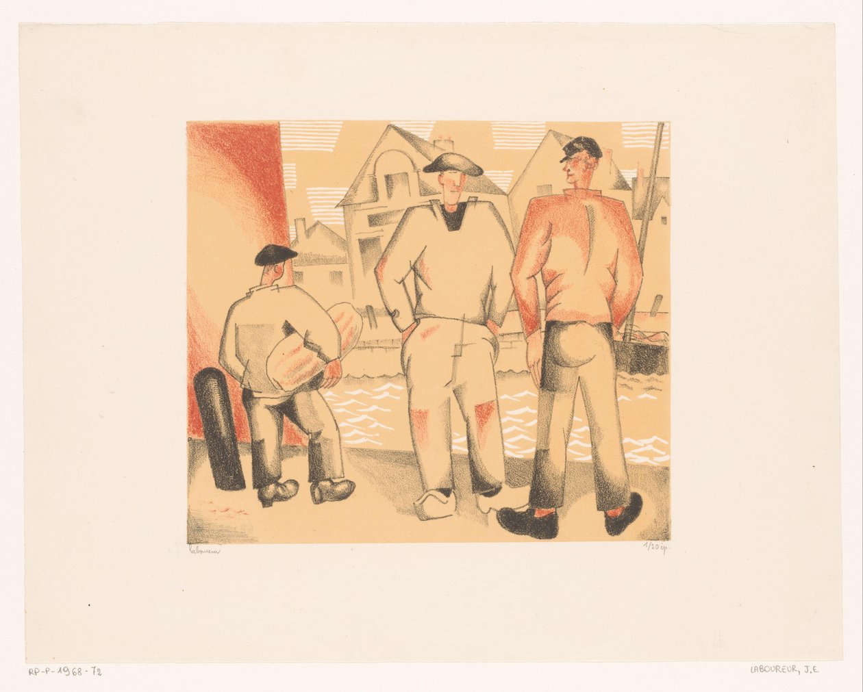 渔夫与苔藓
渔夫和苔藓 作者 让·埃米尔·拉布尔（Jean Emile Laboureur）