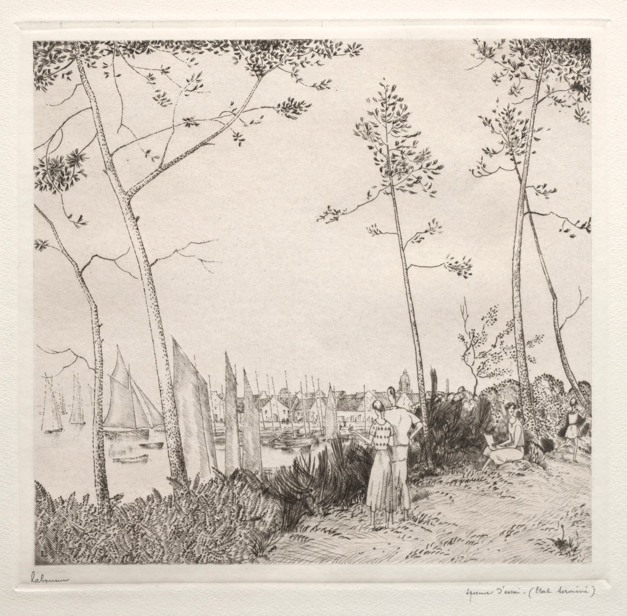港口长廊 作者 让·埃米尔·拉布尔（Jean Emile Laboureur）