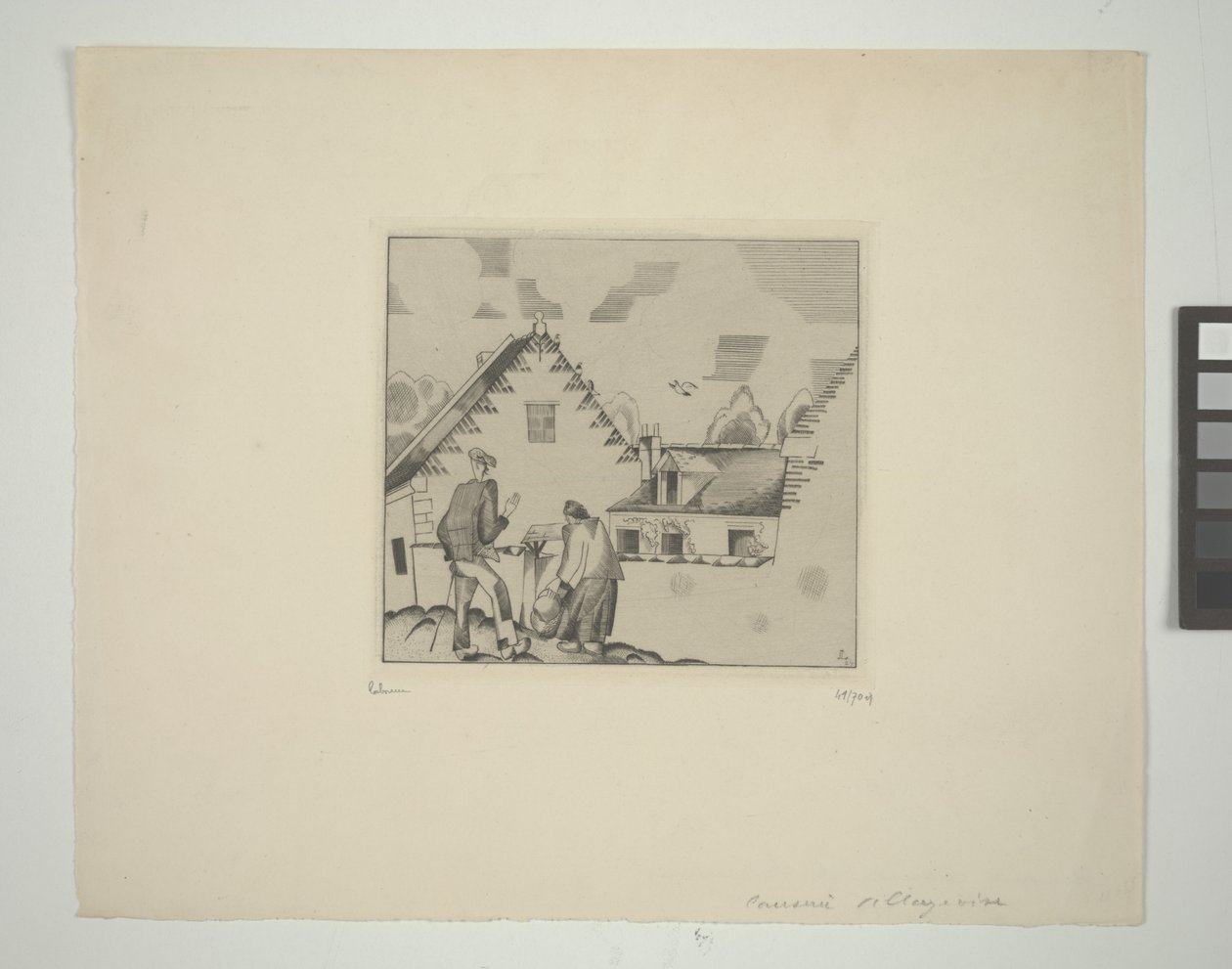 Village Gossip 作者 让·埃米尔·拉布尔（Jean Emile Laboureur）