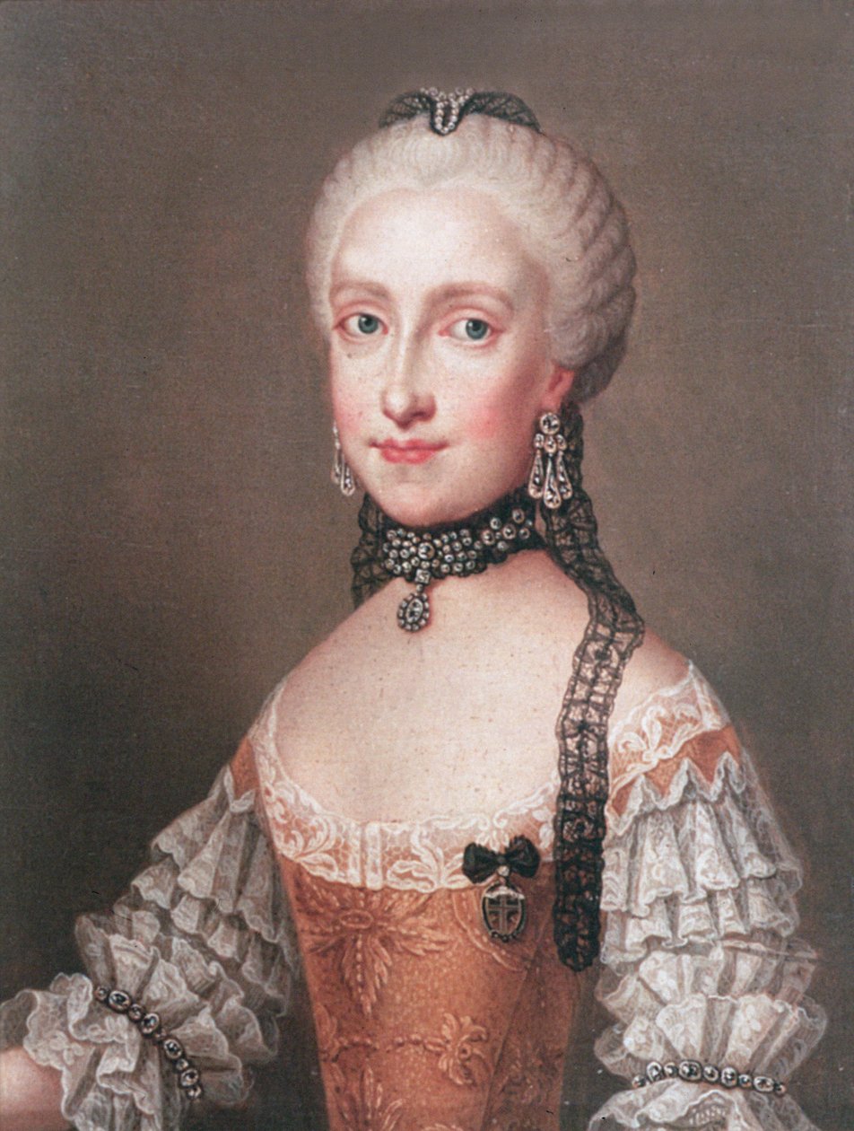Infanta Maria Ludovica，西班牙查理三世的女儿和利奥波德二世的妻子（1747-92）神圣罗马帝国皇帝和托斯卡纳大公 作者 让·埃蒂安·利奥塔