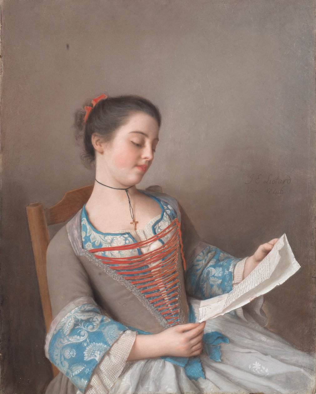 意大利语: La bella lectora
法语：La liseuse 作者 让·埃蒂安·利奥塔