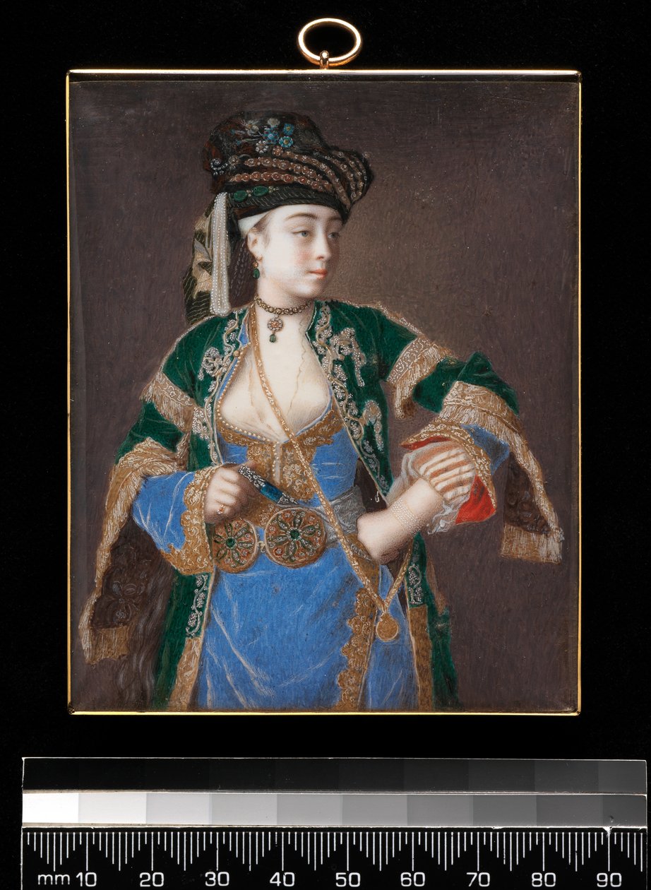 劳拉·塔西（Laura Tarsi），“希腊贵妇”，1745-1749年 作者 让·埃蒂安·利奥塔