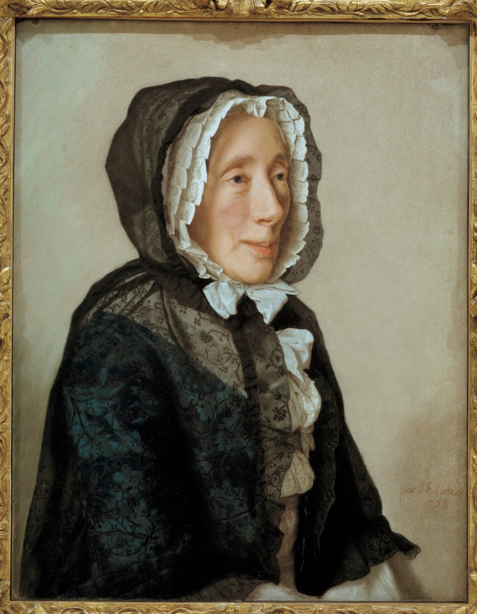 特伦琴夫人的肖像。让-艾蒂安-利奥塔德（1702-1789）画的Ec。跟随。 作者 让·埃蒂安·利奥塔