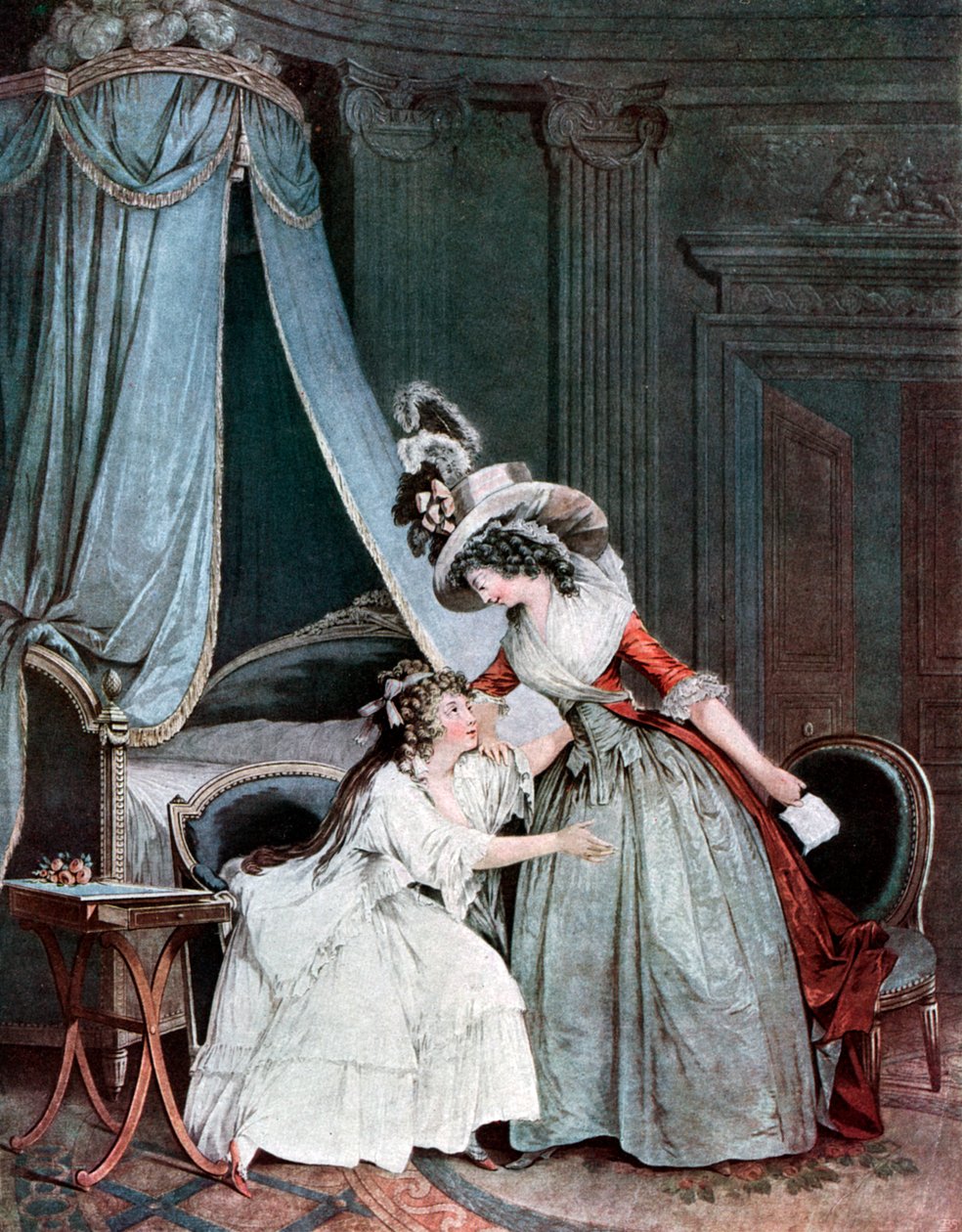 LIndiscretion，1905年是18世纪或19世纪。 作者 让·弗朗索瓦·詹尼特