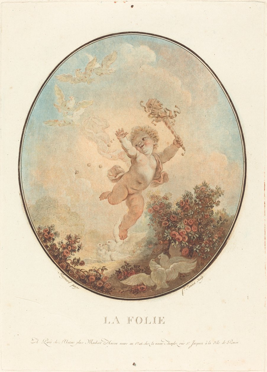 La folie, 1777年。 作者 让·弗朗索瓦·詹尼特