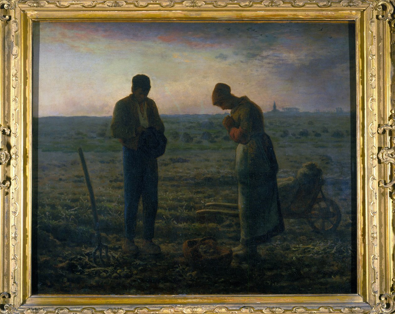 让-弗朗索瓦-米莱（1814-1875）的《天使》（1857-59）。 作者 让·弗朗索瓦·米勒