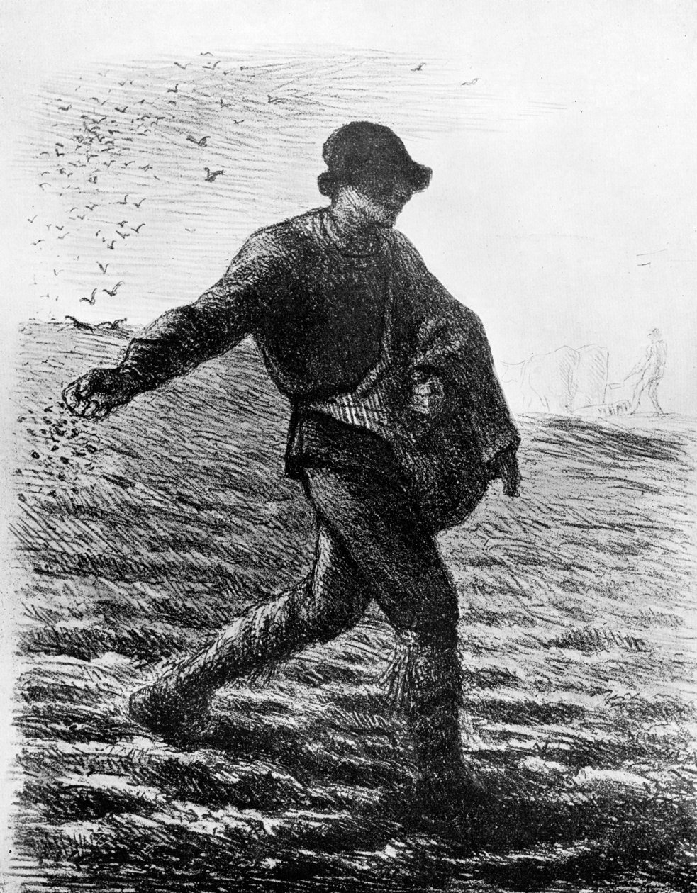 播种者，c1850，1913年。 作者 让·弗朗索瓦·米勒