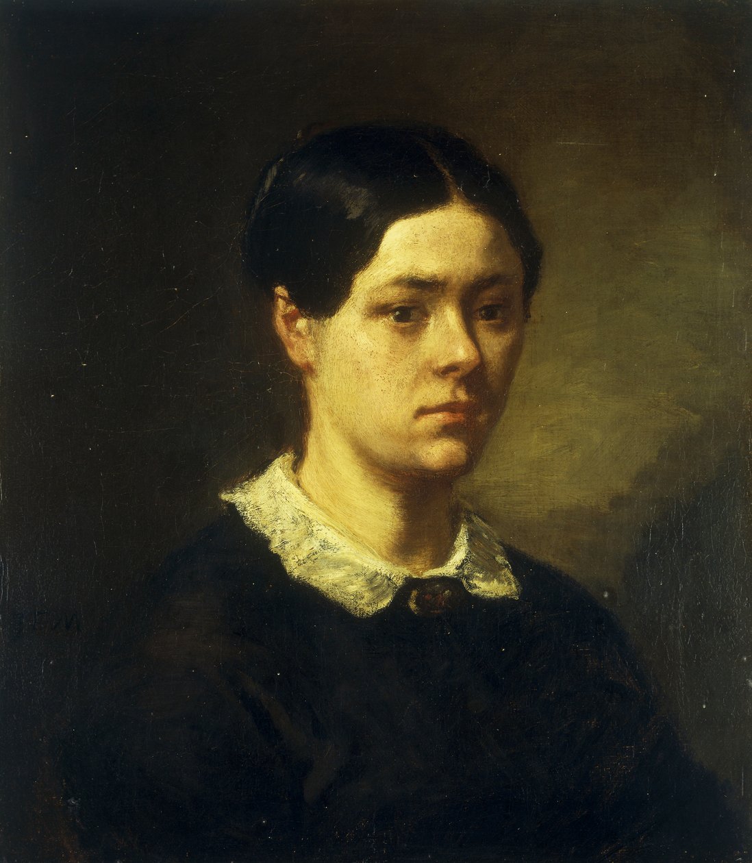 肯尼迪·米勒夫人肖像，约1844年 作者 让·弗朗索瓦·米勒
