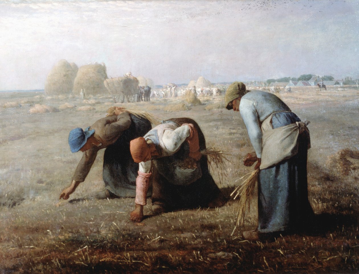 The Gleaners，1857年 作者 让·弗朗索瓦·米勒