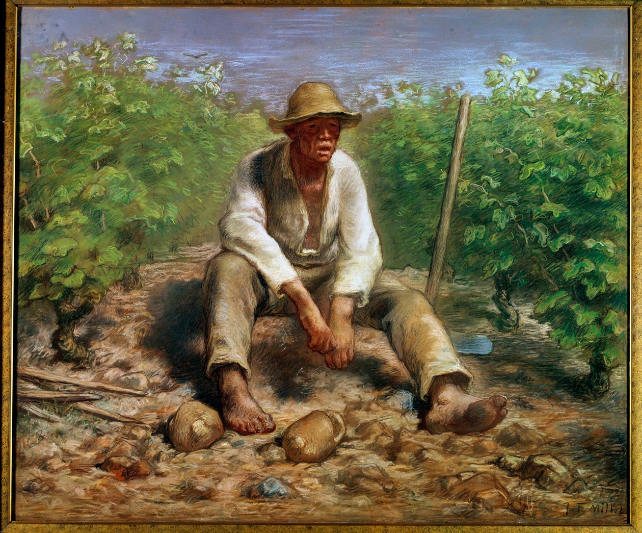 酿酒师 让-弗朗索瓦-米莱(1814-1875)的画作 19世纪 海牙。莱克斯博物馆 作者 让·弗朗索瓦·米勒