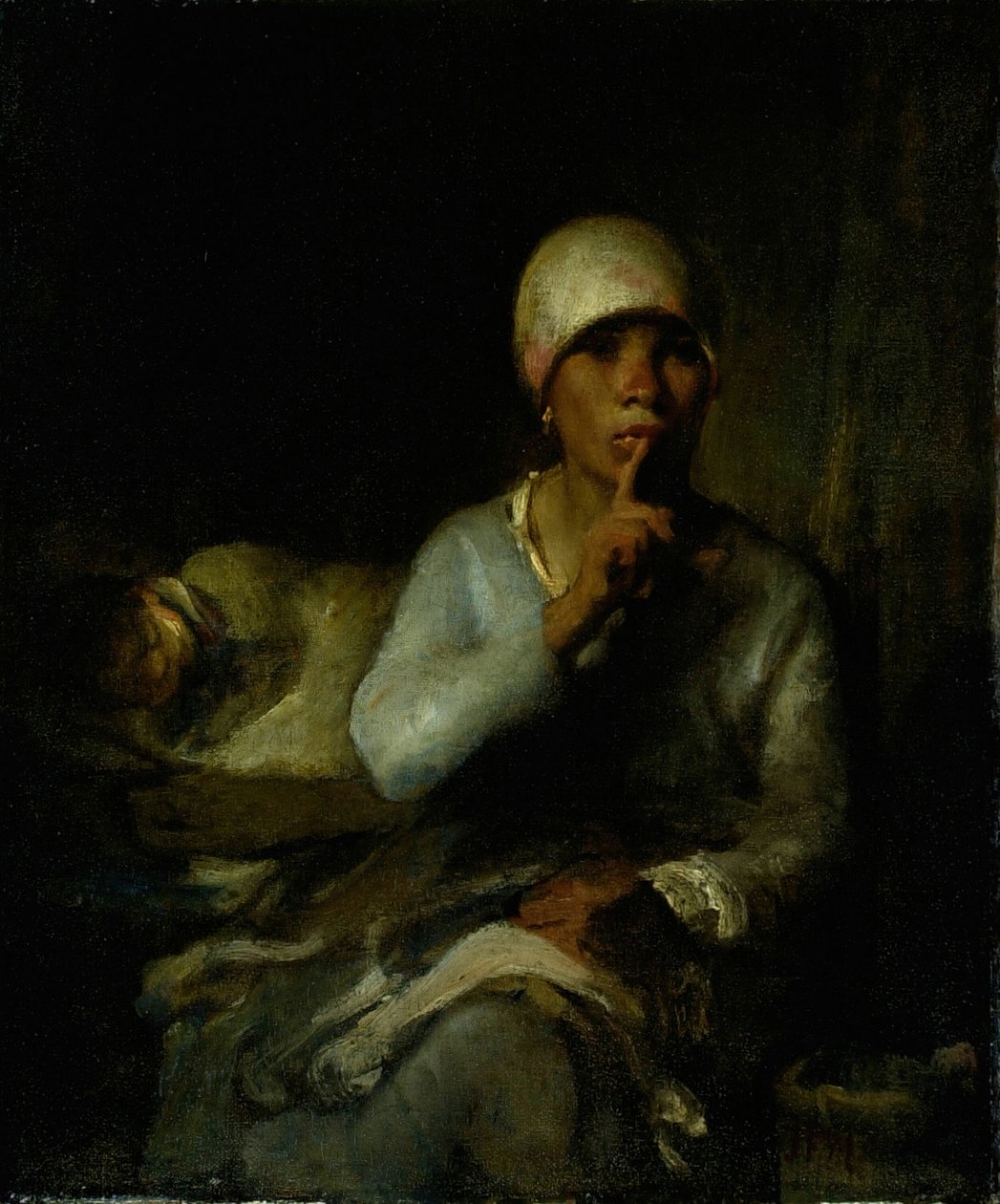 妇女和儿童的沉默，185560。 作者 让·弗朗索瓦·米勒