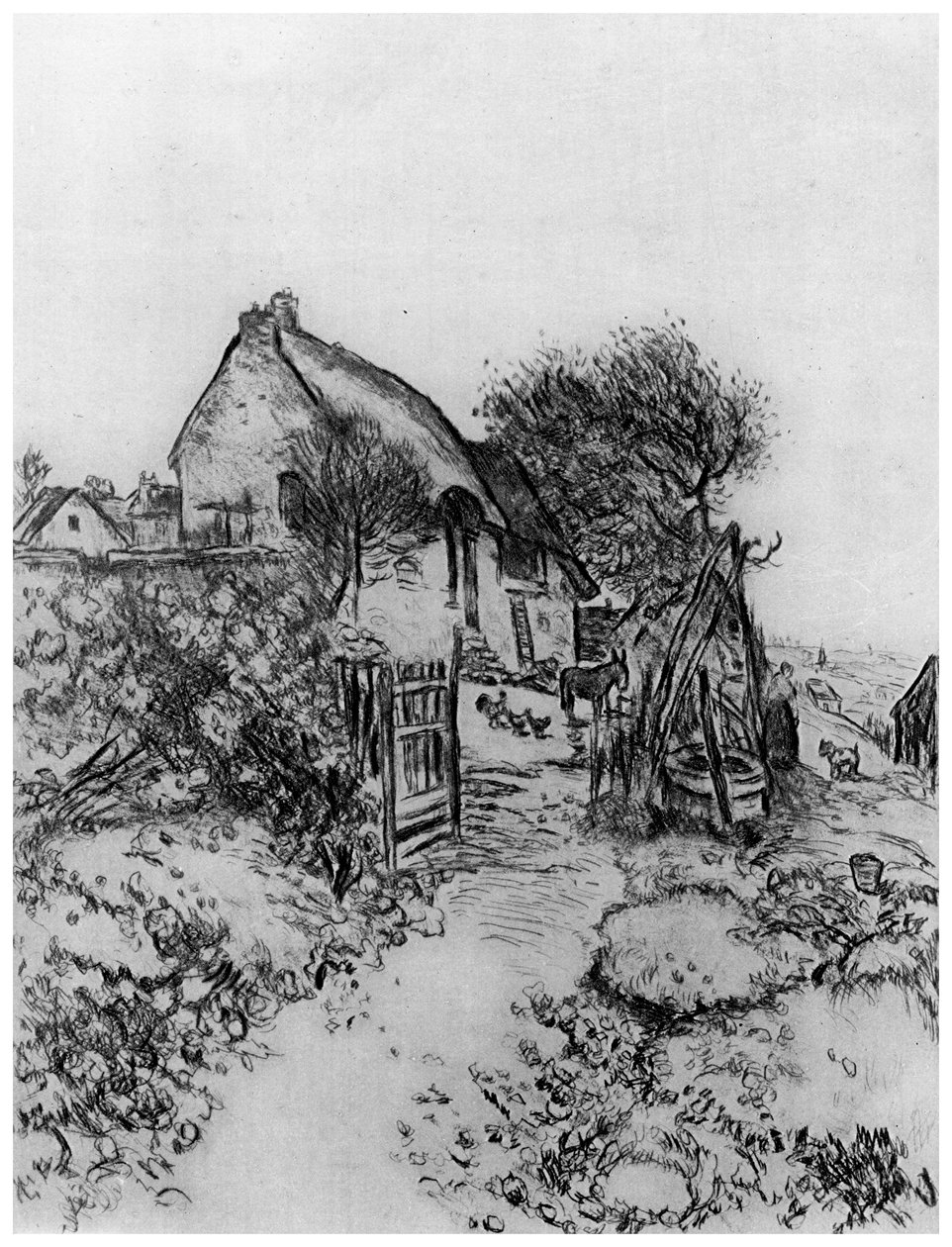 La Chaumiere，c1870-1920 1924 作者 让·弗朗索瓦·拉斐利
