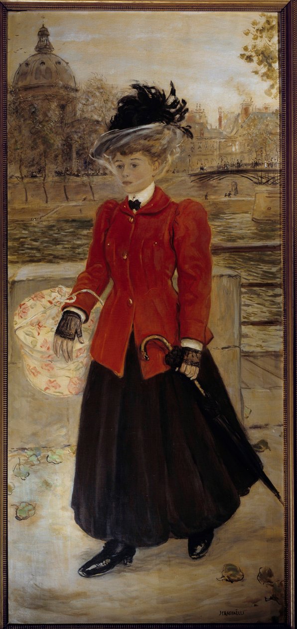 Jean Francois Raffaelli (1850-1924) 1908 年的《学徒画》。 2.08x1.03 m 波城，美术博物馆 作者 让·弗朗索瓦·拉斐利