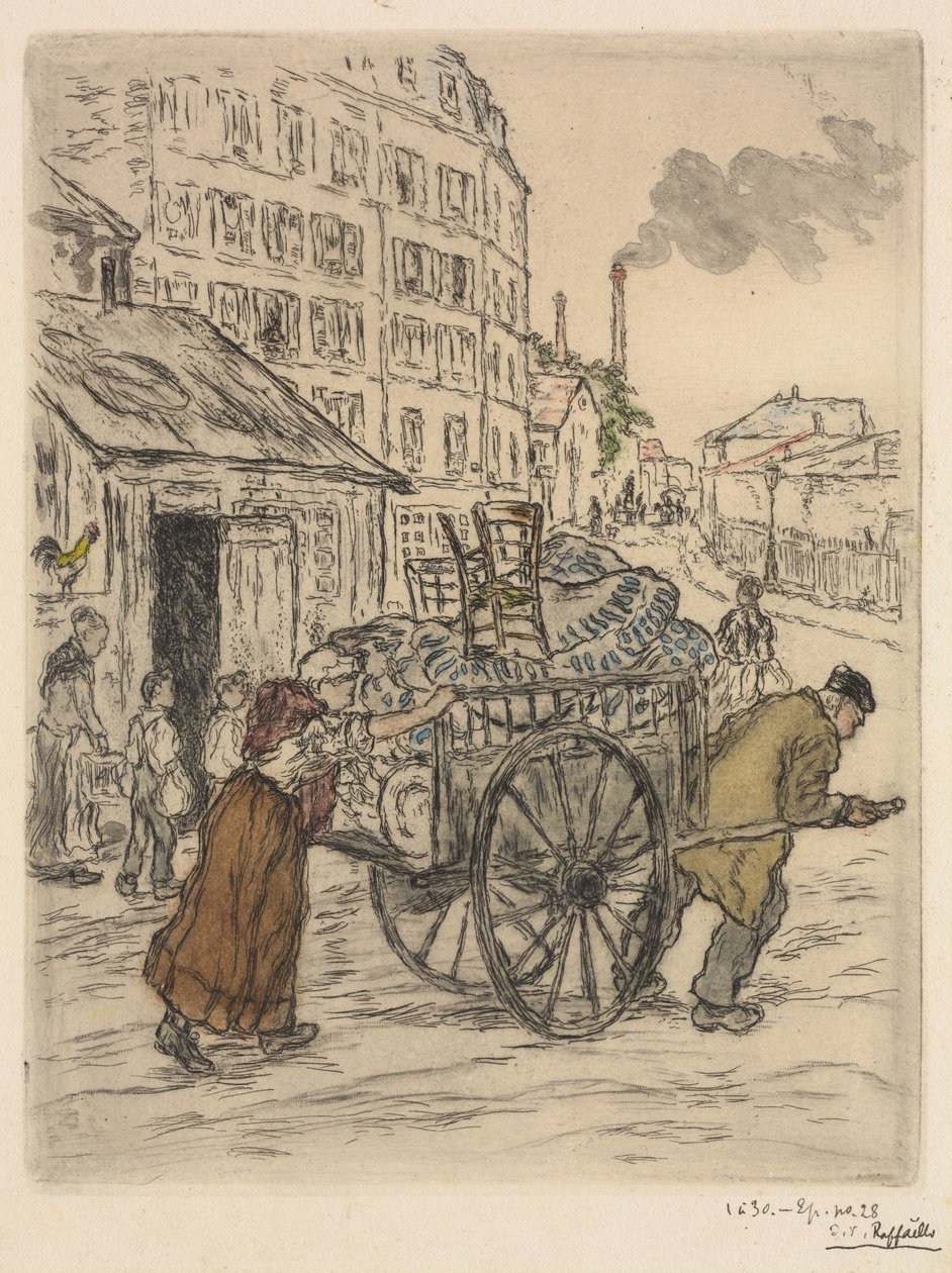 《运动》，1894年。 作者 让·弗朗索瓦·拉斐利