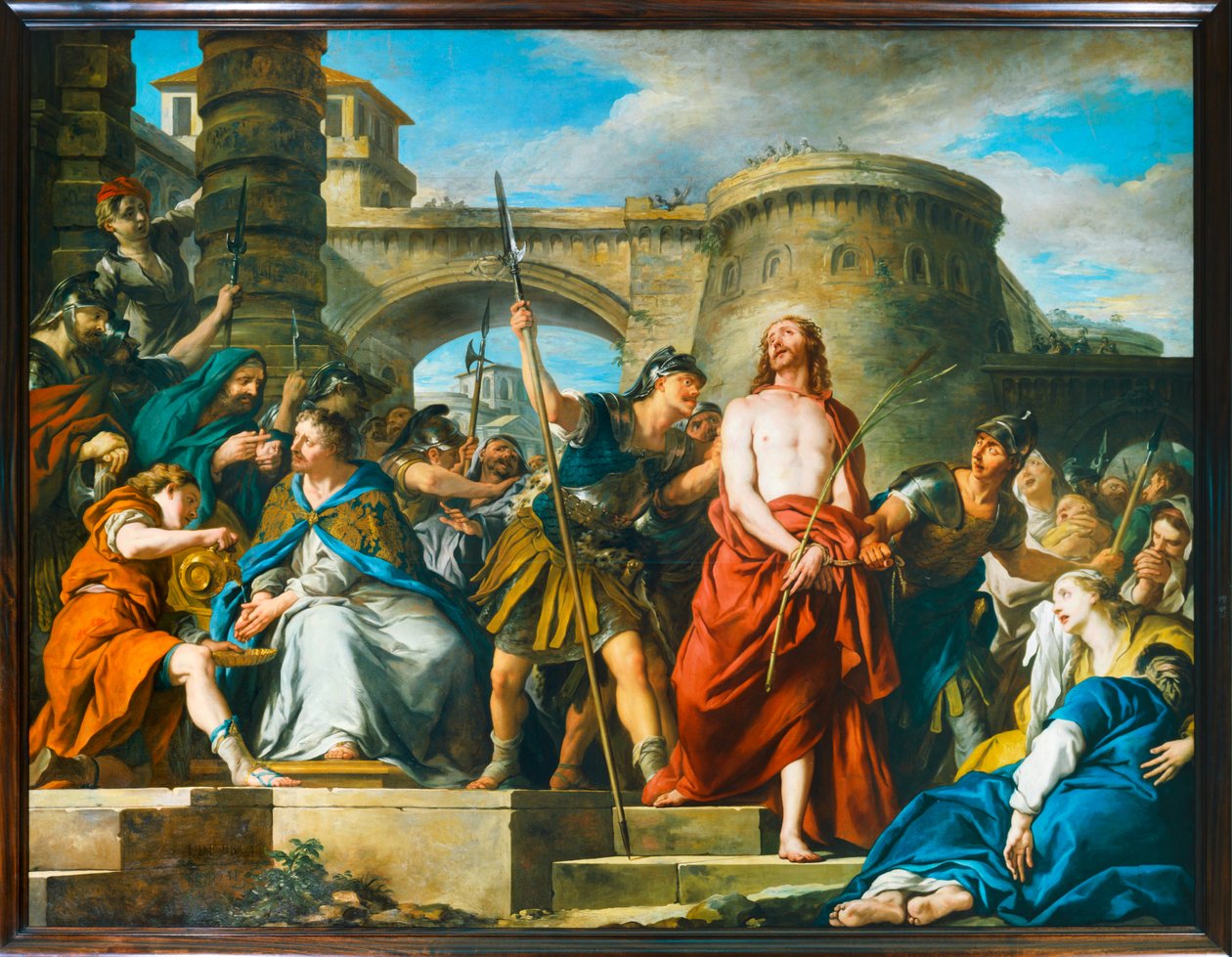 Le Christ devant Pilate -基督在彼拉多面前... 作者 让·弗朗索瓦·德·特洛伊