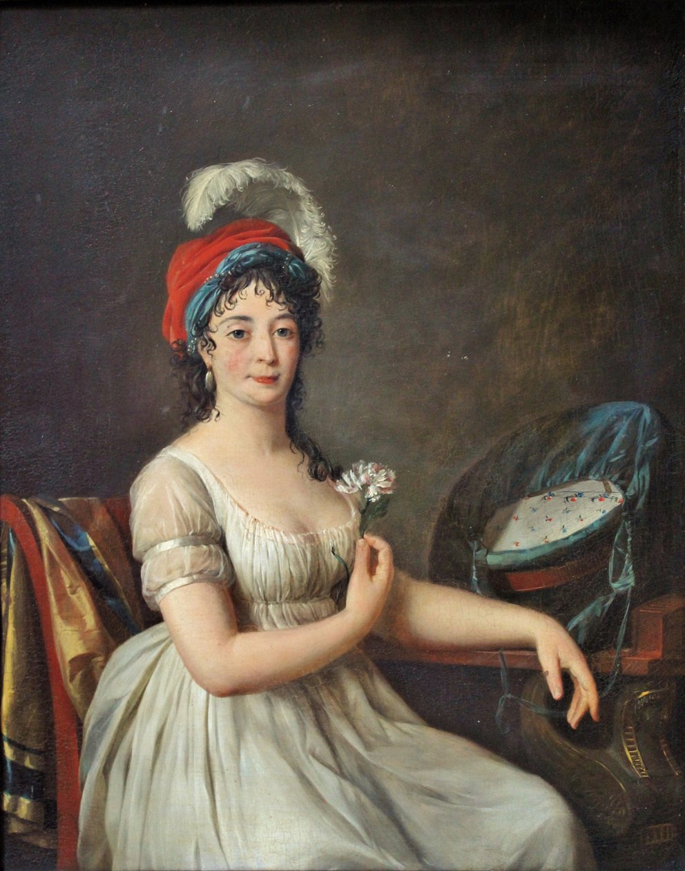 玛丽-罗丝-艾梅-塔桑-德-维里叶（1793-1865 年），塔桑-德-蒙库的妻子 作者 让·弗朗索瓦·加尼雷
