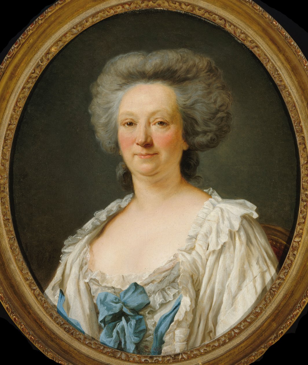 杰弗林夫人的肖像，1699-1777年，1787年。 作者 让·弗朗索瓦·吉尔斯·科尔森