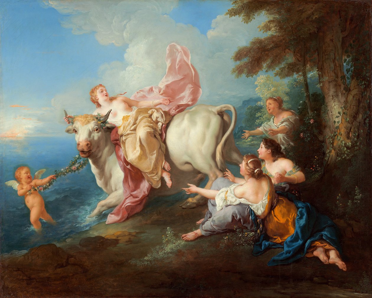 绑架欧罗巴》（The Abduction of Europa 作者 让·弗朗索瓦·德·特洛伊