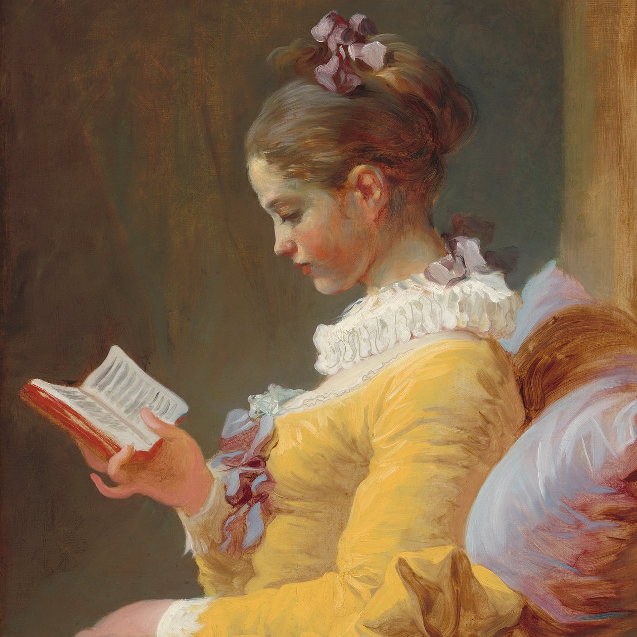 法语：Jeune Fille lisant 朗读者 作者 让·奥诺雷·弗拉戈纳尔