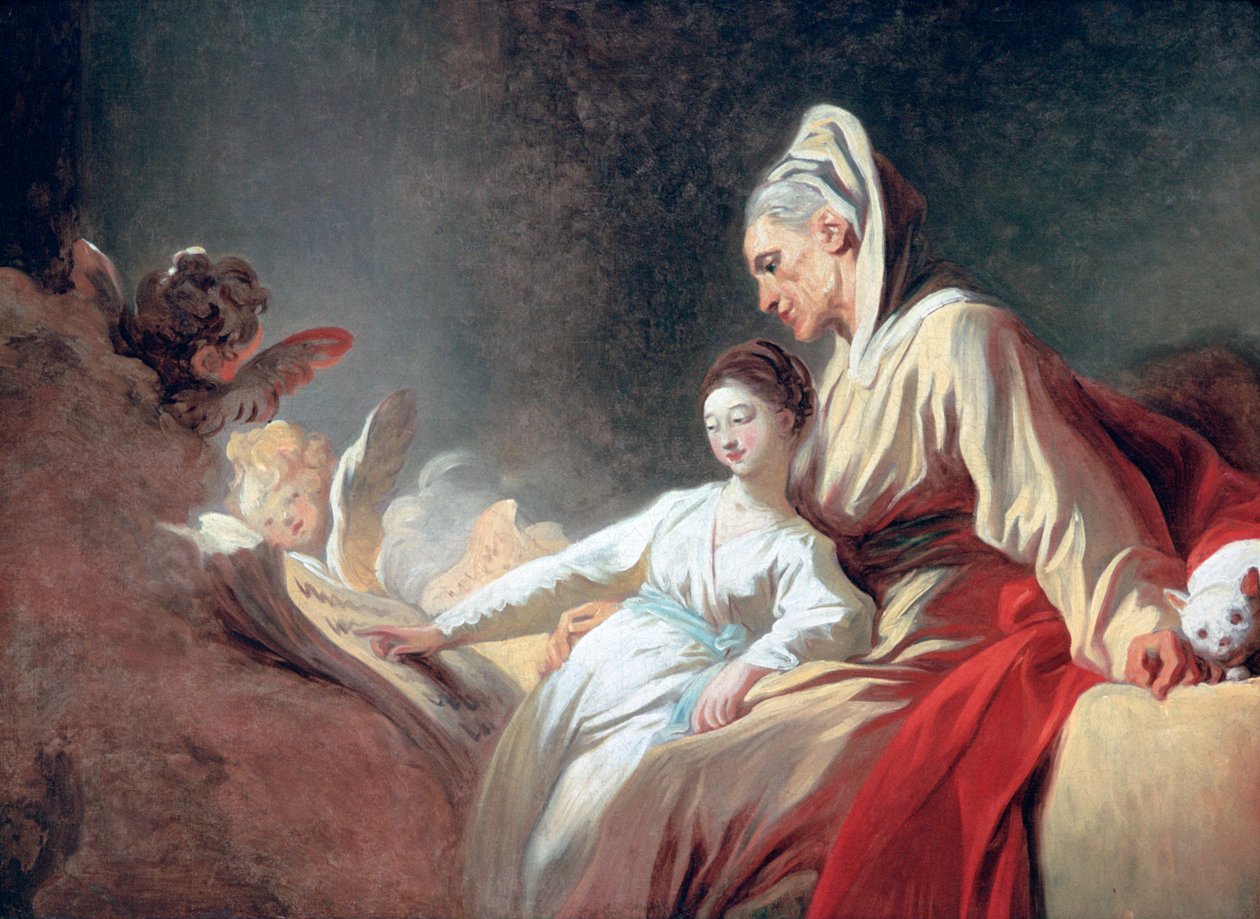处女教育，c1773 作者 让·奥诺雷·弗拉戈纳尔