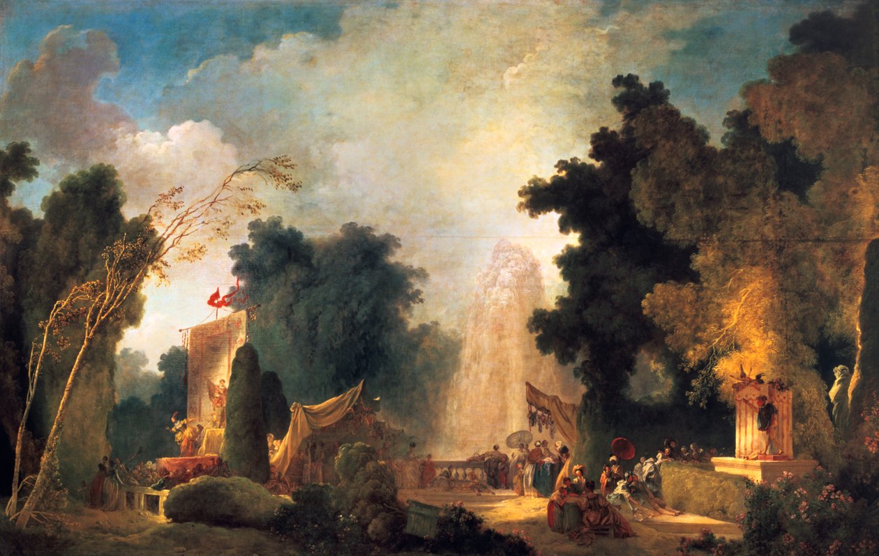 欢庆圣云，庆祝圣云，c1775-1780 作者 让·奥诺雷·弗拉戈纳尔