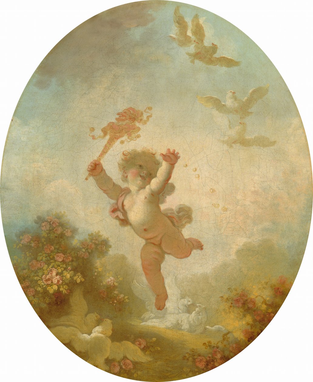 爱是愚蠢的，约1773-1776。 作者 让·奥诺雷·弗拉戈纳尔