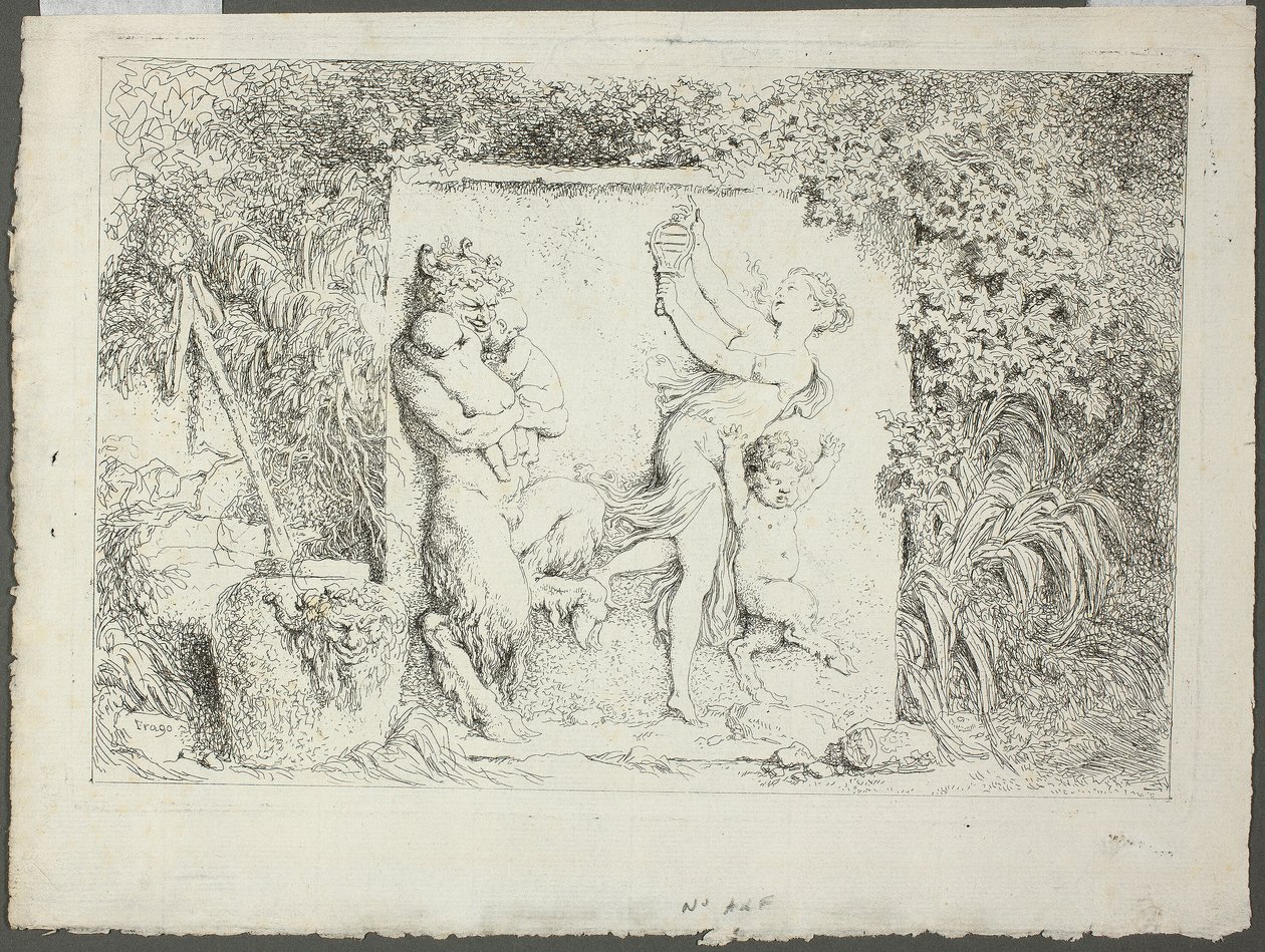 萨提尔家族，选自《萨提尔游戏》（Bacchanales, or Satyrs
