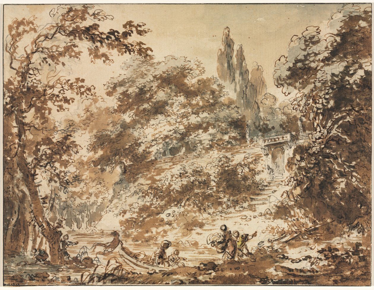 公园风景 作者 让·奥诺雷·弗拉戈纳尔