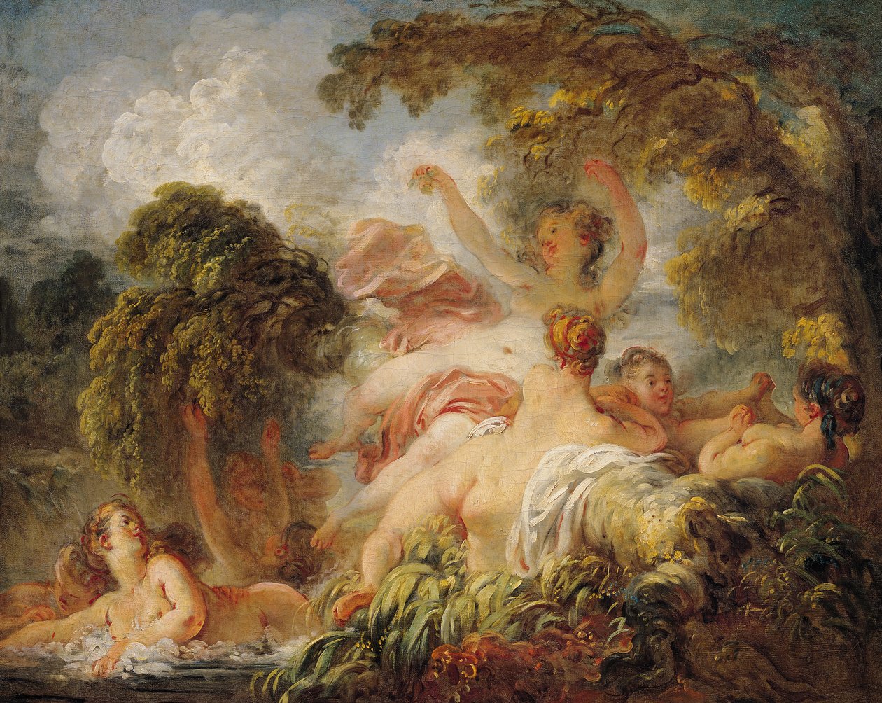 The Bathers，c.1765 作者 让·奥诺雷·弗拉戈纳尔