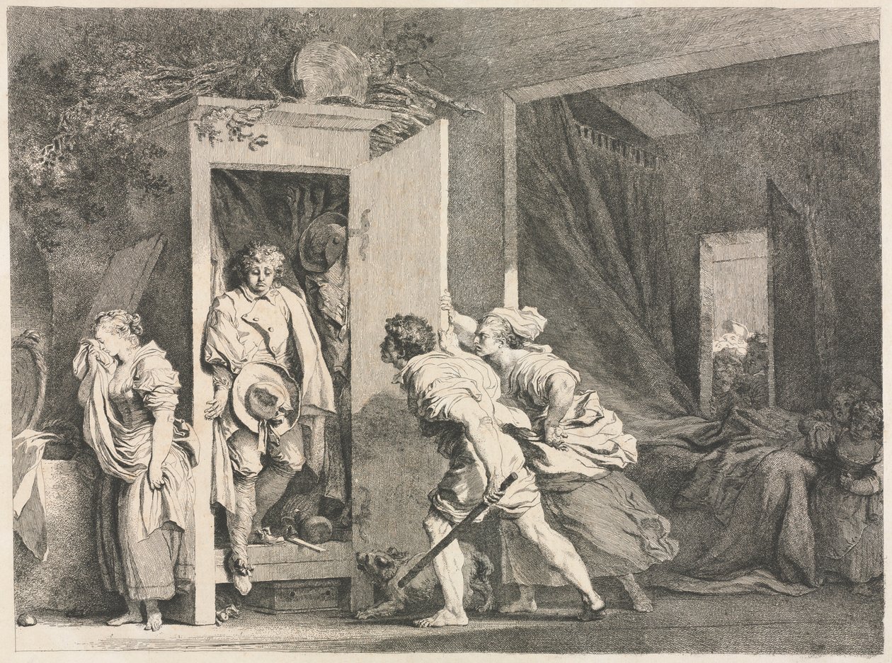 橱柜，1778年。 作者 让·奥诺雷·弗拉戈纳尔