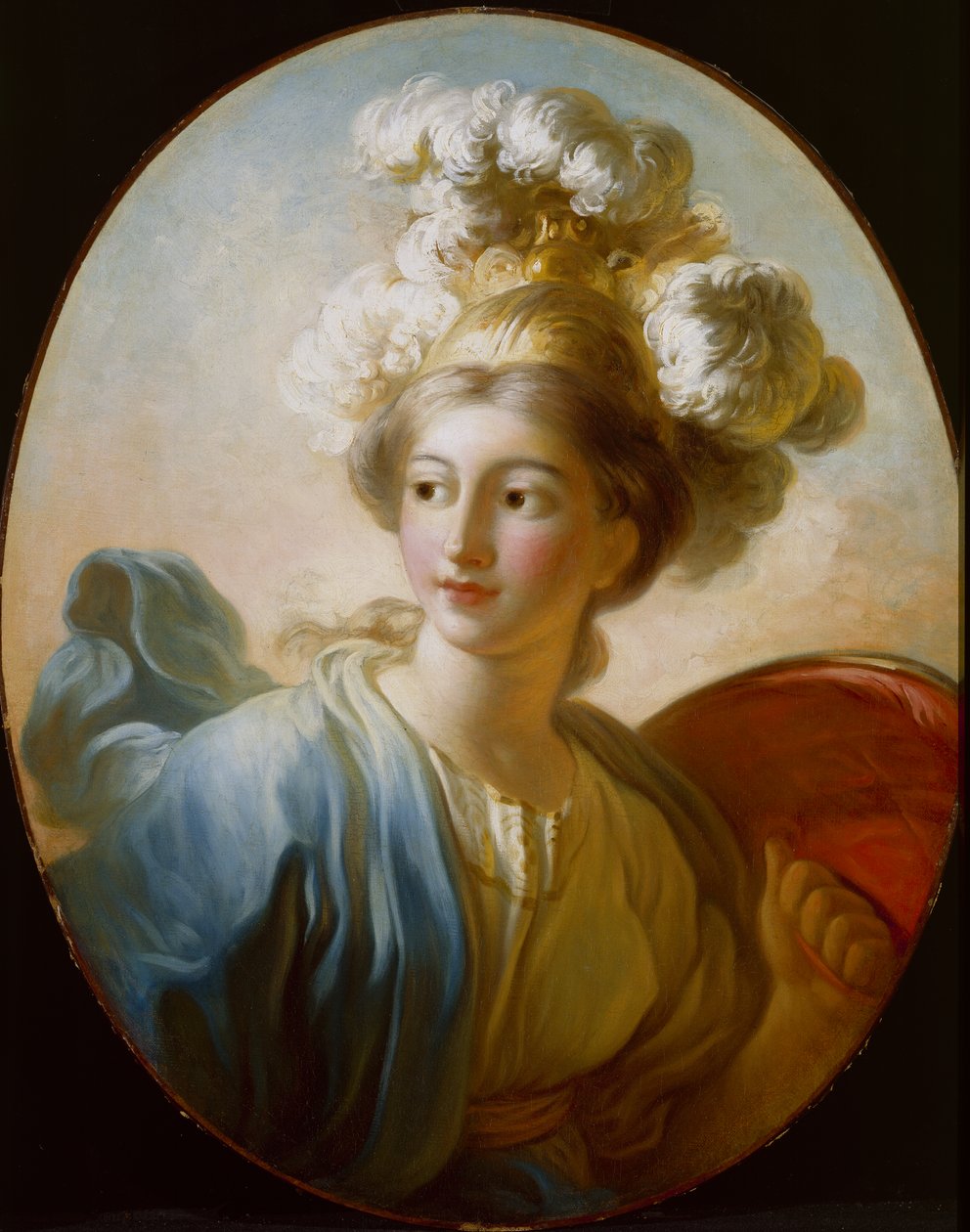 女神密涅瓦，c.1772 作者 让·奥诺雷·弗拉戈纳尔