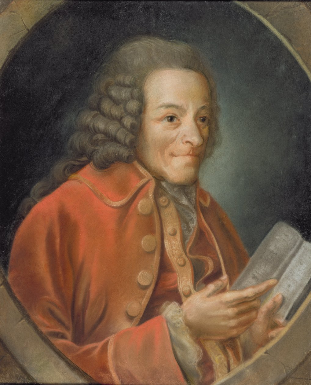 伏尔泰的肖像（1694-1778） 作者 让·胡伯