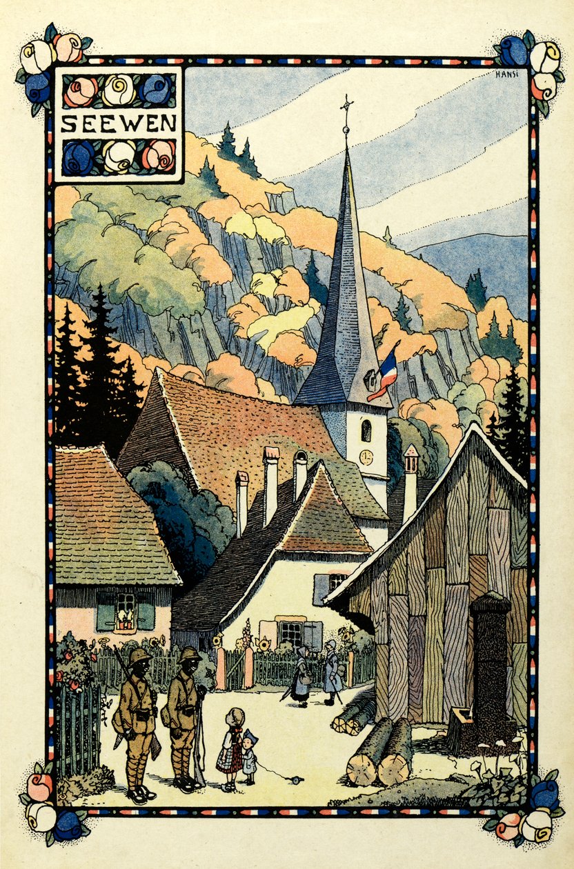 三色天堂：Seewen 1918 作者 让·雅克 (1873 1951) 华尔兹