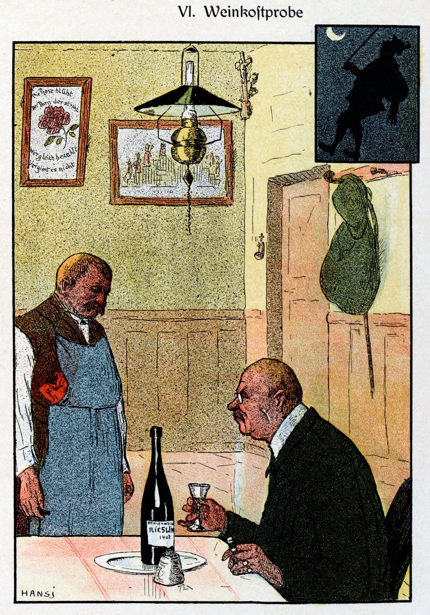 Vosges Bilder（孚日山脉图像）； 阿尔萨斯的葡萄酒 作者 让·雅克 (1873 1951) 华尔兹