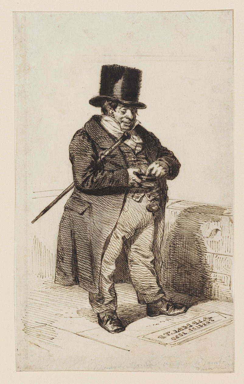 Rentier型，1840年。 作者 让-雅克·格兰维尔