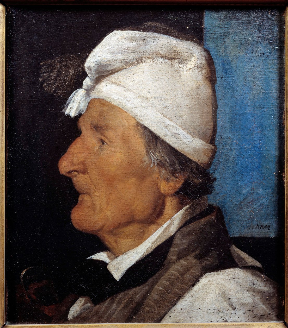 让·赫尔曼的肖像，老木匠 Jean Jacques Henner (1829-1905) 的绘画 1845 年 0.45x0.36 m 巴黎，小皇宫博物馆 作者 让-雅克·亨纳