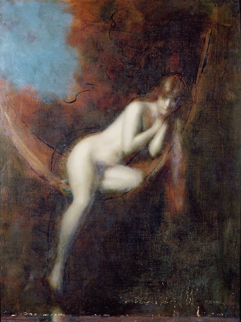 Sarah Bathing，1902年 作者 让-雅克·亨纳