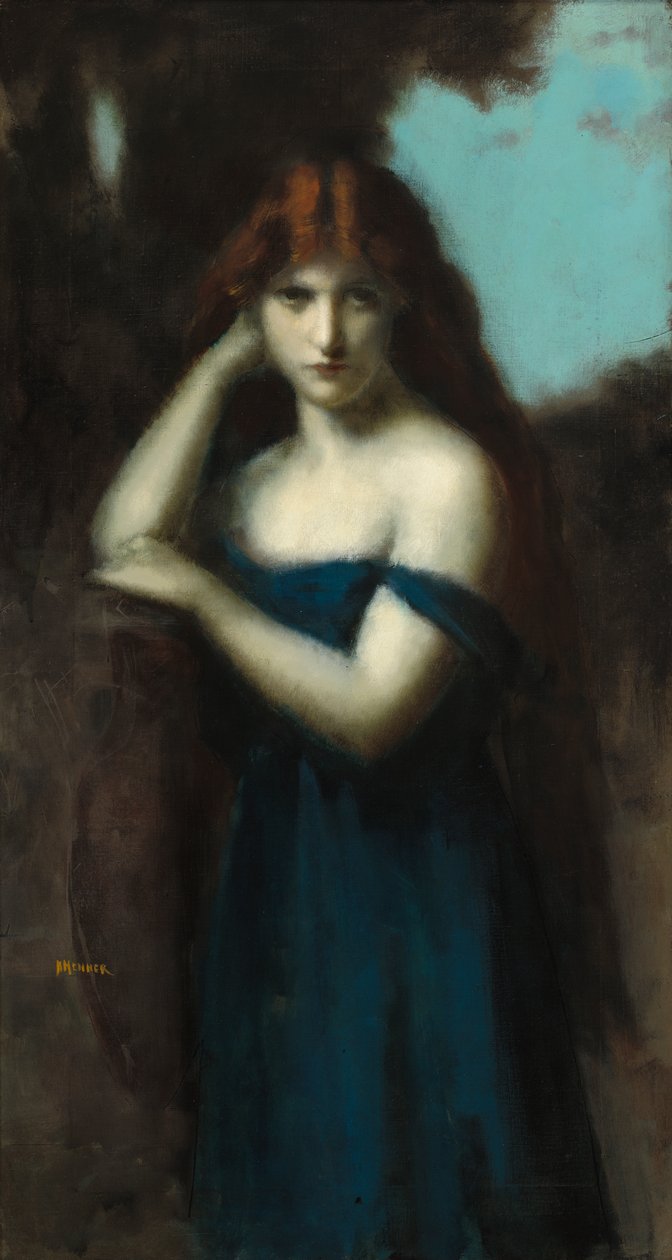 常设女人，c.1903 作者 让-雅克·亨纳