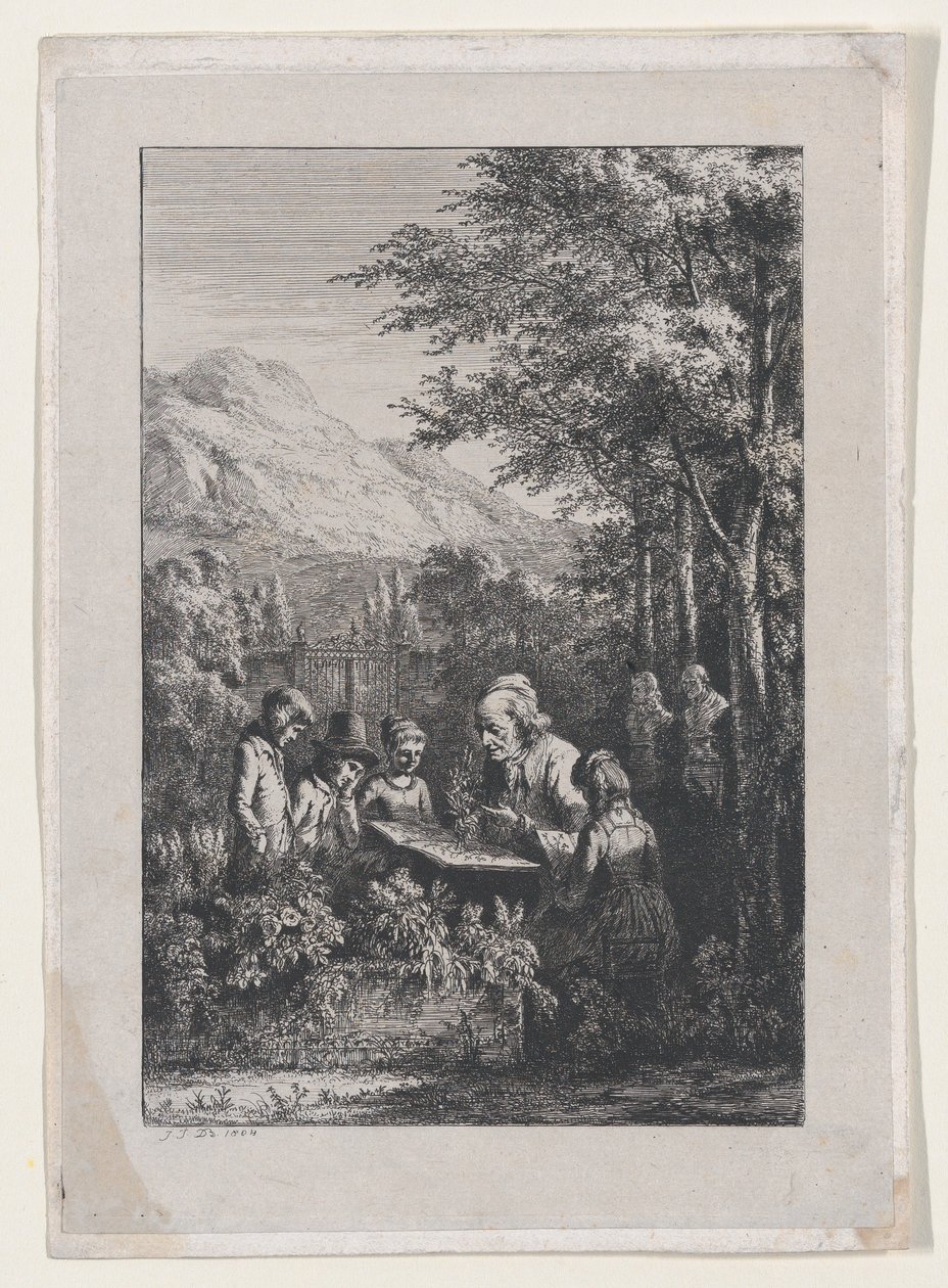 植物学课程》，1804年。 作者 让·雅克·德·布瓦西