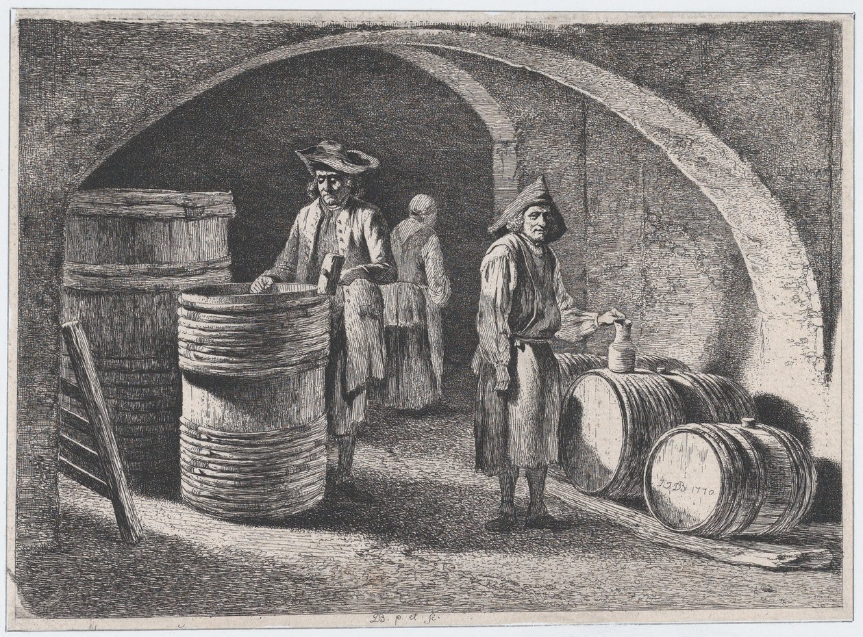 小库珀家族，1770年。 作者 让·雅克·德·布瓦西