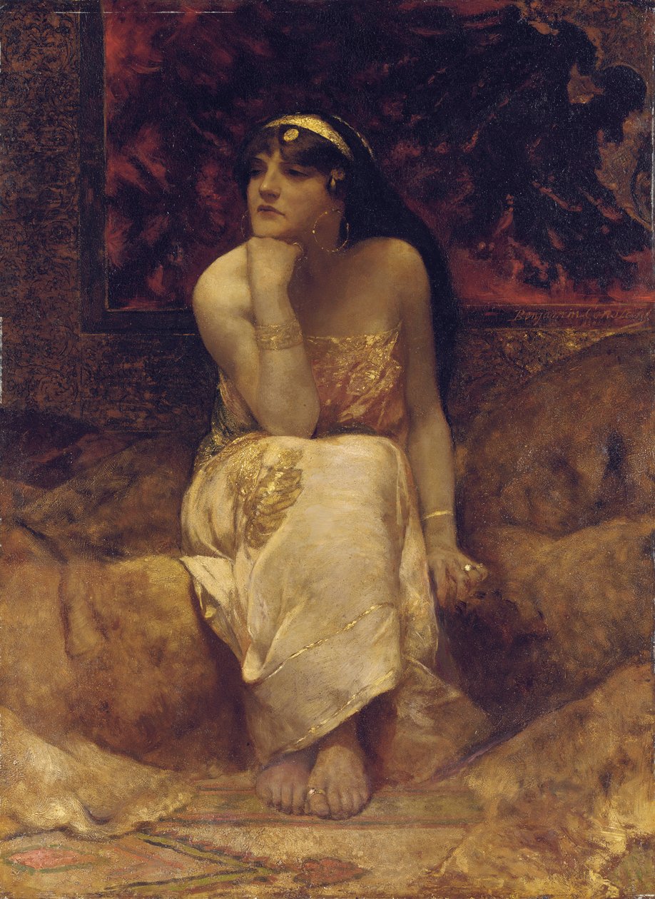Herodiad，1881年 作者 让·约瑟夫·本杰明·康斯坦斯