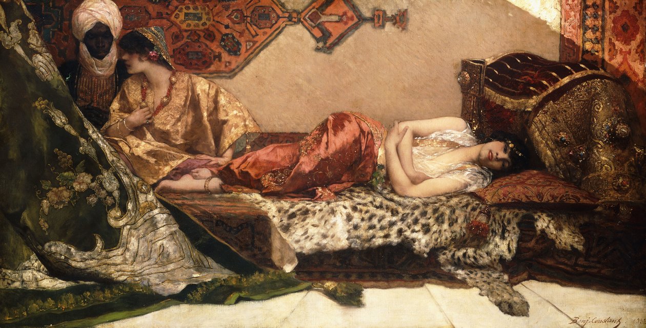 The Odalisque，1882年 作者 让·约瑟夫·本杰明·康斯坦斯