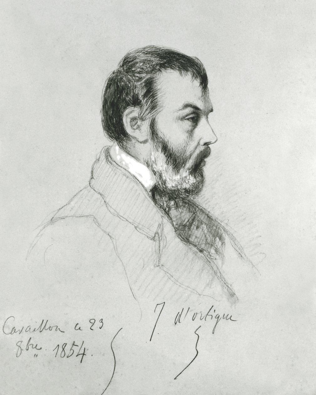 Joseph dOrtigue（1802-66）1854年的肖像 作者 让·约瑟夫·波纳万蒂尔·劳伦斯